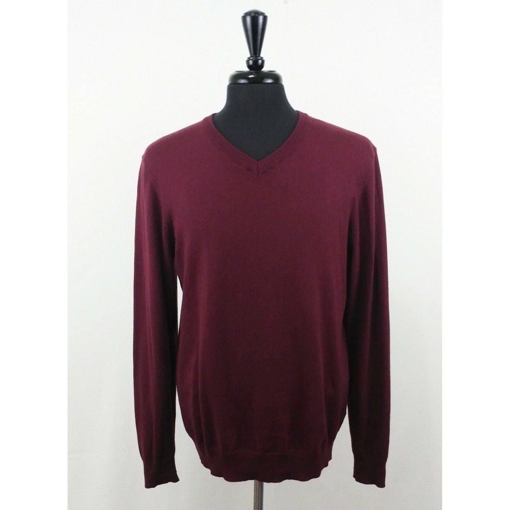 Old Navy Men Sweater, Maroon, 100% cotton